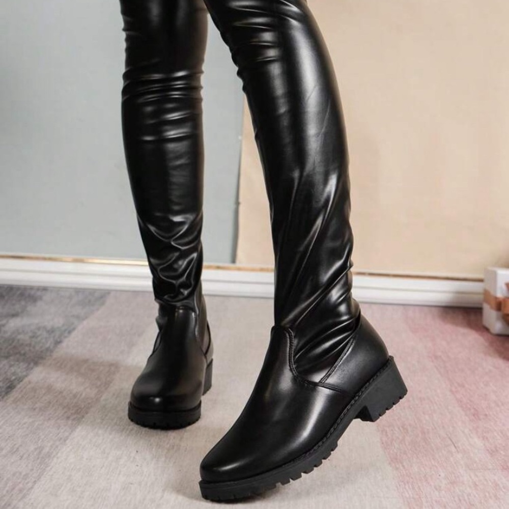 leather boots